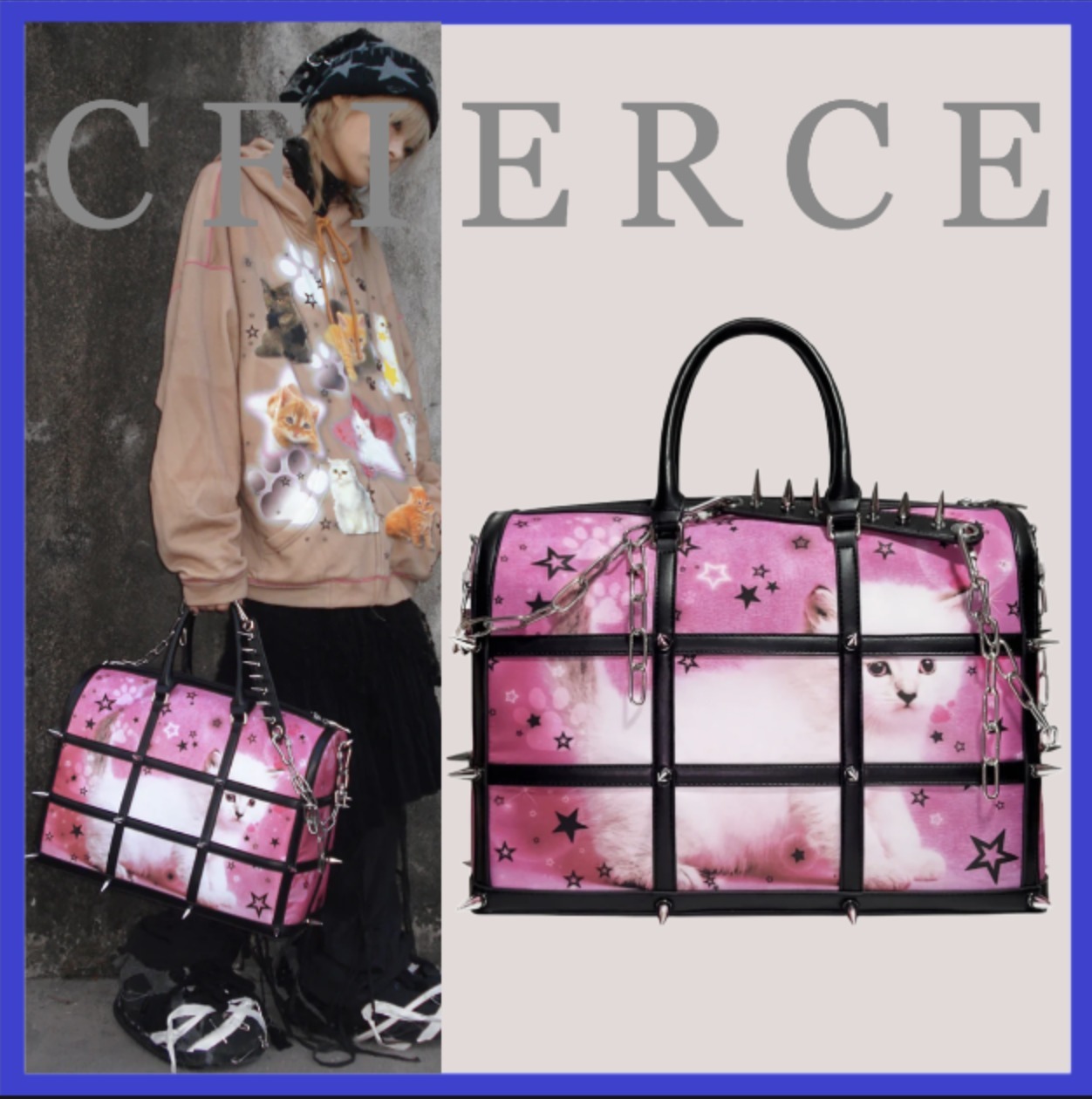 CFIERCE◆CFIERCE CAGE TWO-WAYバッグ