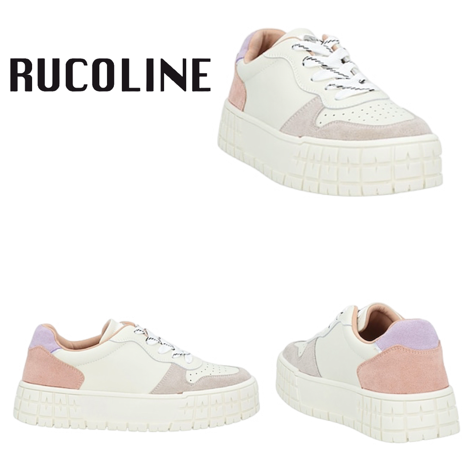 RUCO LINE レディーススニーカー ホワイト
