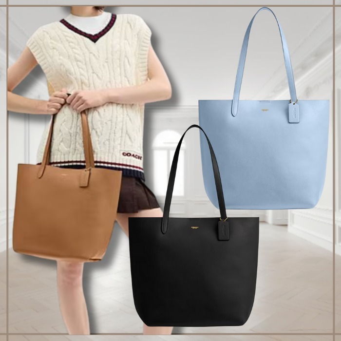 定番更新★【COACH】Manhattan レザー トートバッグ