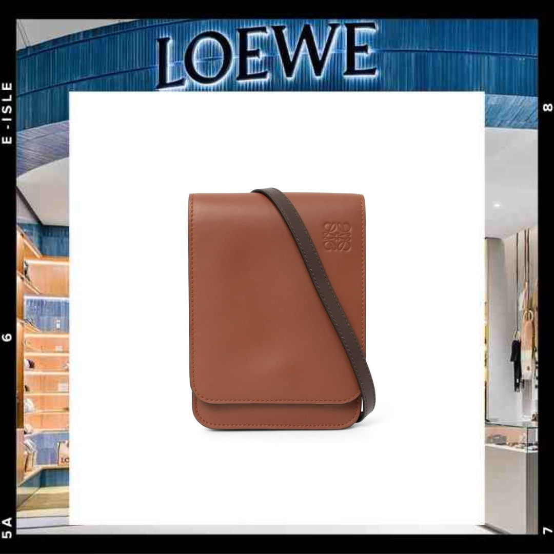希少【LOEWE】ロエベ ガセットフラットクロスボディバッグ