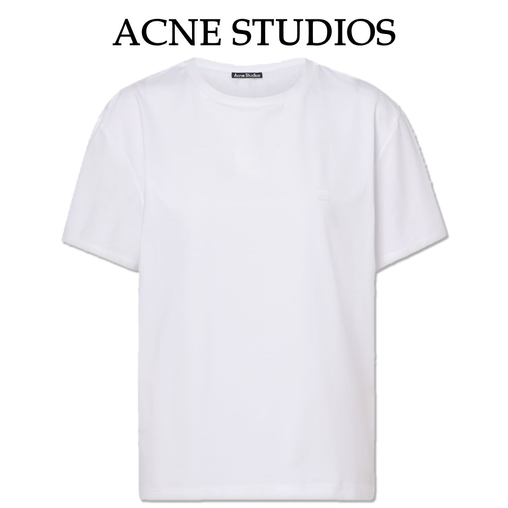 【Acne Studios】フェイスコットンブレンドジャージーTシャツ