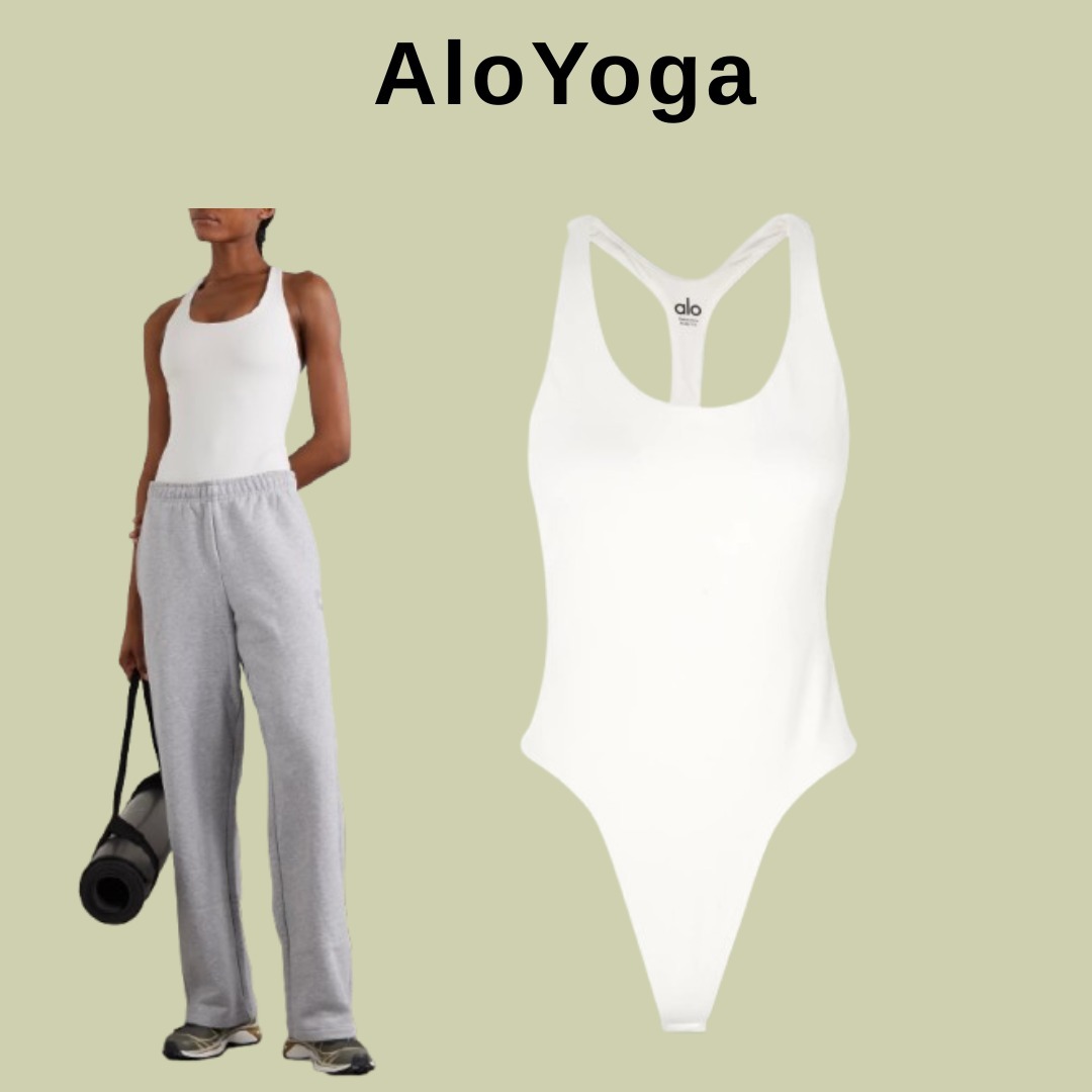 ALO YOGA ストレッチ ソングボディスーツ【関税なし】