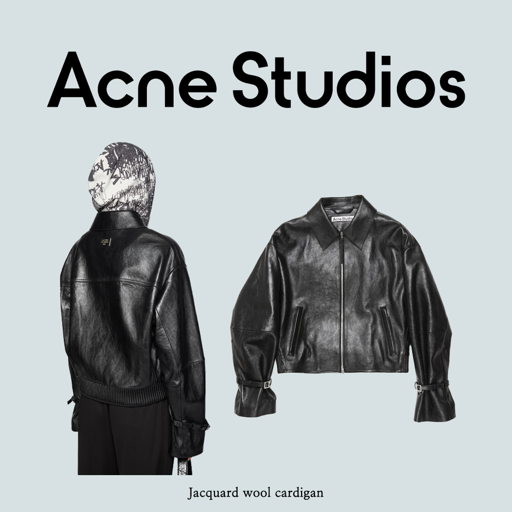 【ACNE STUDIOS】 leather jacket
