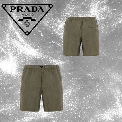 グリーン（緑）系 PRADA(プラダ) ハーフ・ショートパンツ(メンズ