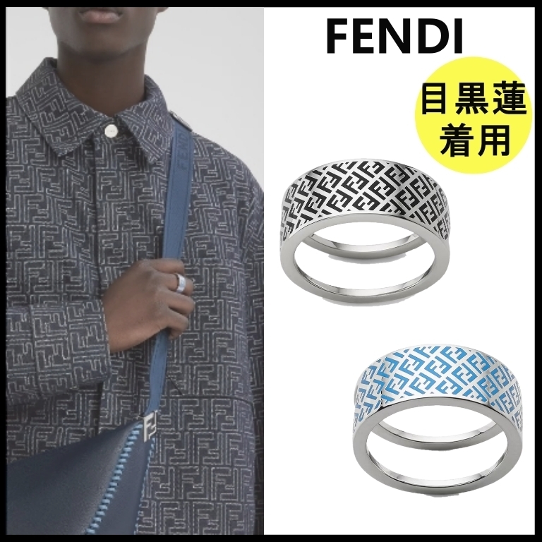 【FENDI】フェンディ FFモチーフ ヘキサゴン リング