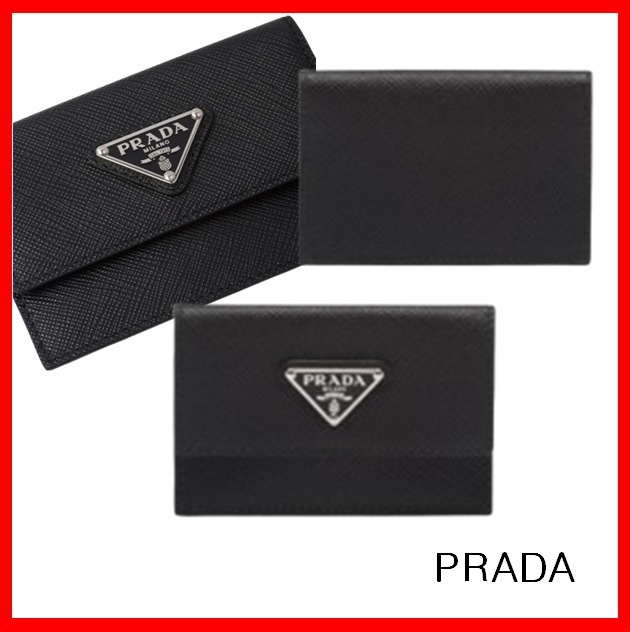☆韓国人気☆【PRADA】☆サフィアーノ レザー カード ホルダー☆
