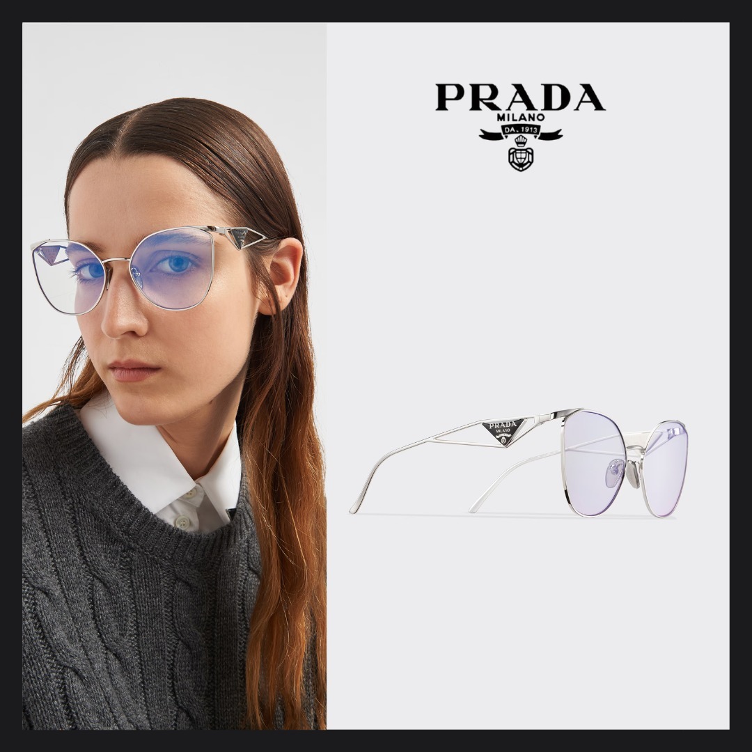 ★日本未発売★【PRADA】トライアングルロゴ入りサングラス