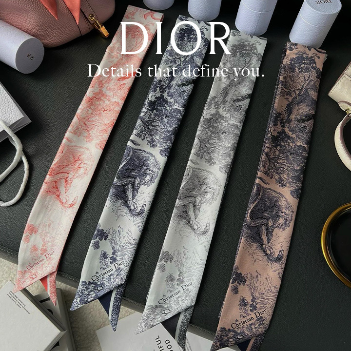 *華やぎコーデ必須*【DIOR】ミッツァ スカーフ トワル ド ジュイ