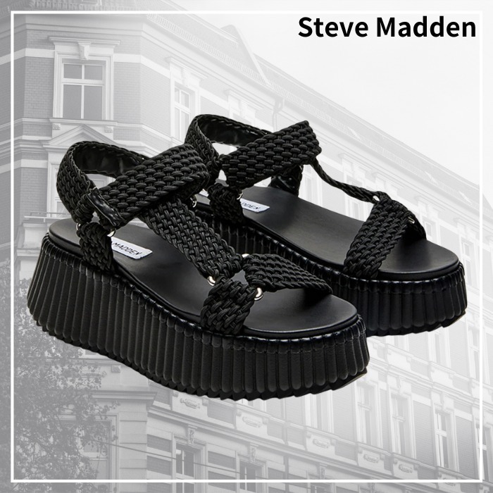 軽量な素材★Steve Madden★サイラス プラットフォームサンダル