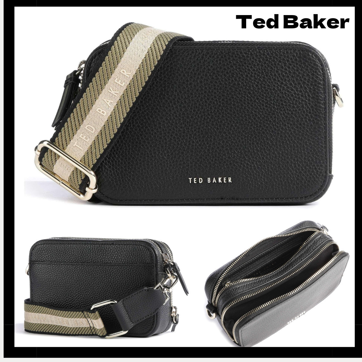 【Ted Baker】Stunna スタナ クロスボディ ショルダー バッグ 黒