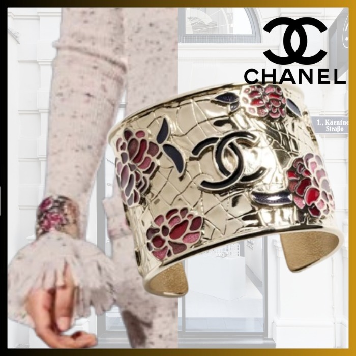 【25A 存在感ある上品な輝き】CHANEL バングル