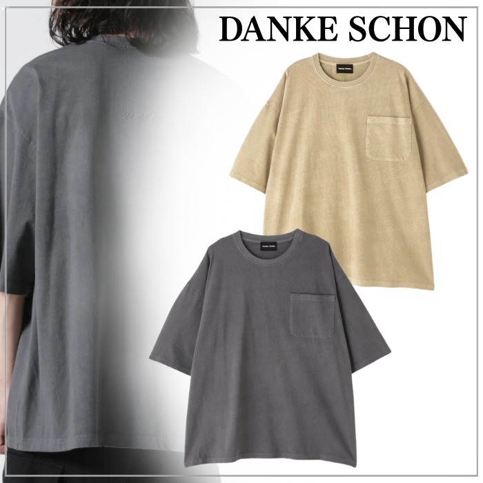 【シンプル】Danke Schonダンケシェーン 性染ポケット S／S Tee