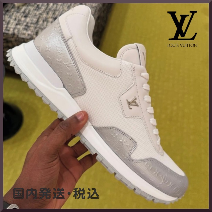 【街でも映える♪】LV ★ モノグラム×シルバーの万能スニーカー
