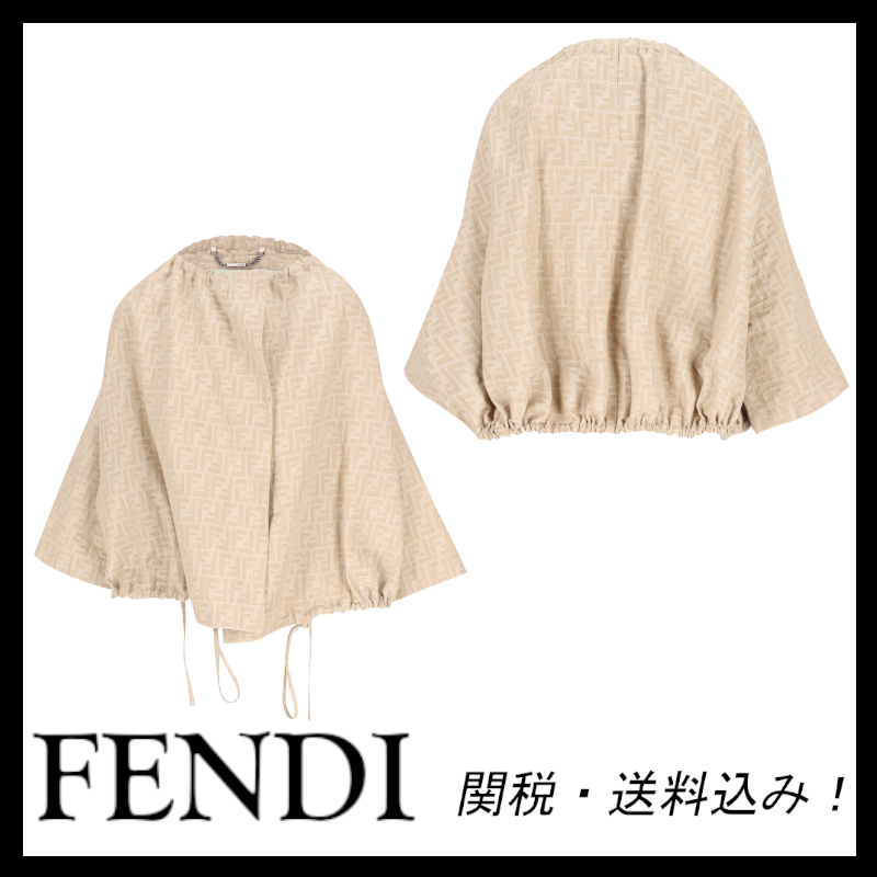 ＊FENDI＊ベージュFFシャンブレー ジャケット