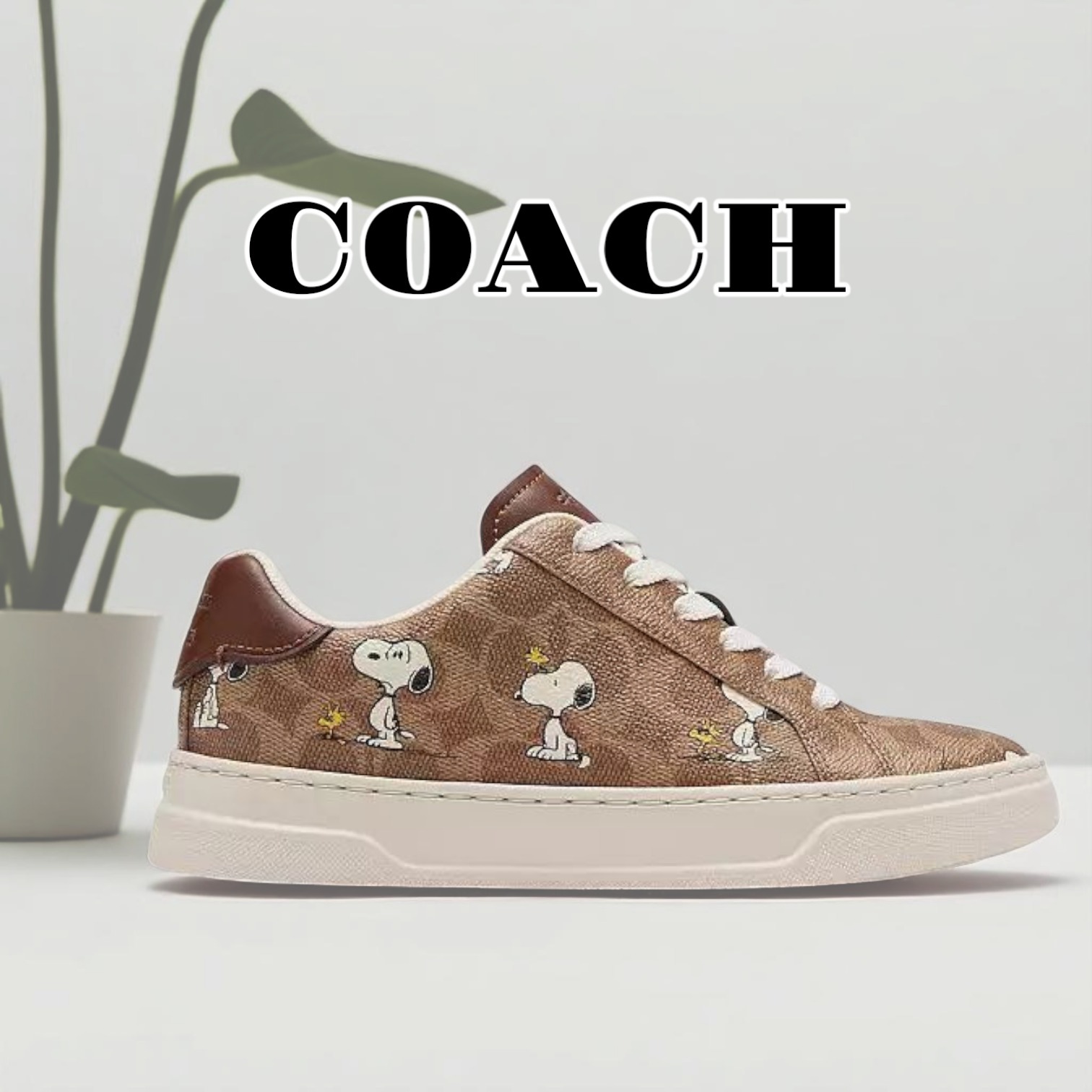 【COACH X PEANUTS】限定コラボ☆大人気シグネチャー スニーカー