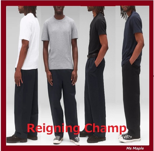 【Reigning Champ Men’s】スラブスリム半袖Ｔシャツ♪