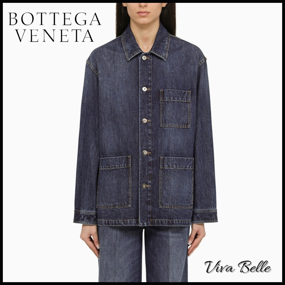 【カジュアルに映える】BOTTEGA VENETA ミディアムブルー デニム