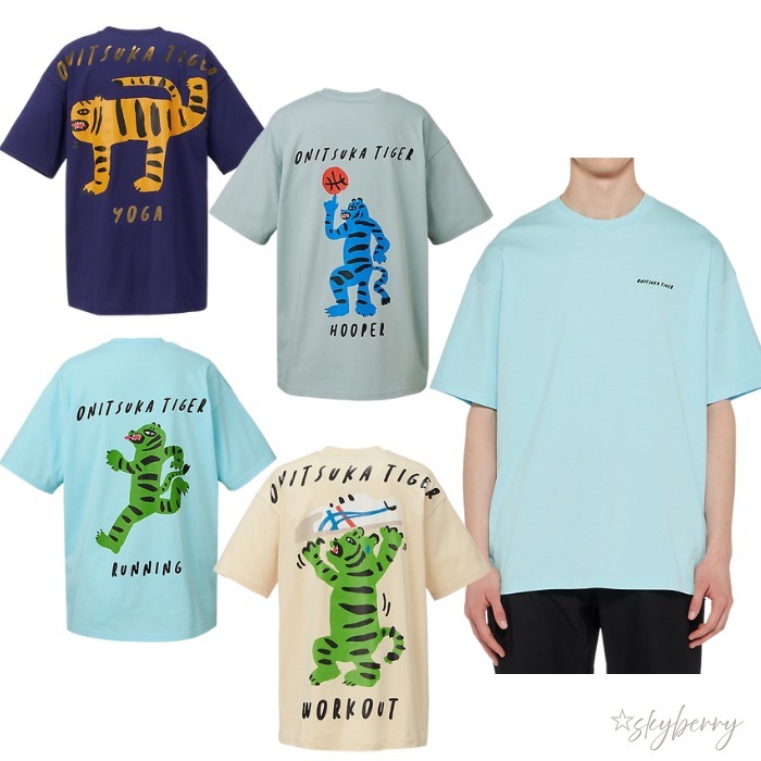 国内直営 ★ Onitsuka Tiger ★ OVERSIZED GRAPHIC TEE