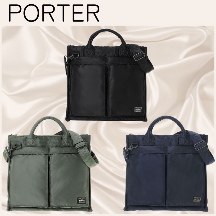 PORTER ポーター TANKER SQUARE TOTE BAG(L) トートバッグ