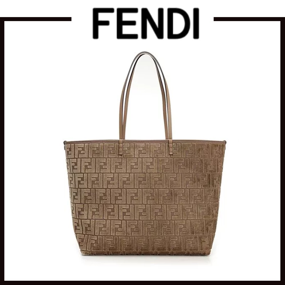 【VIP価格×関税込み】FENDI ジャカードベルベット トートバッグ