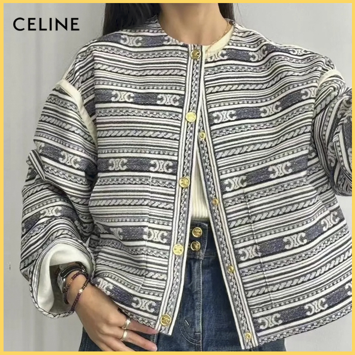 CELINE FALL25《バハ カーディガンジャケット》トリオンフ 直営