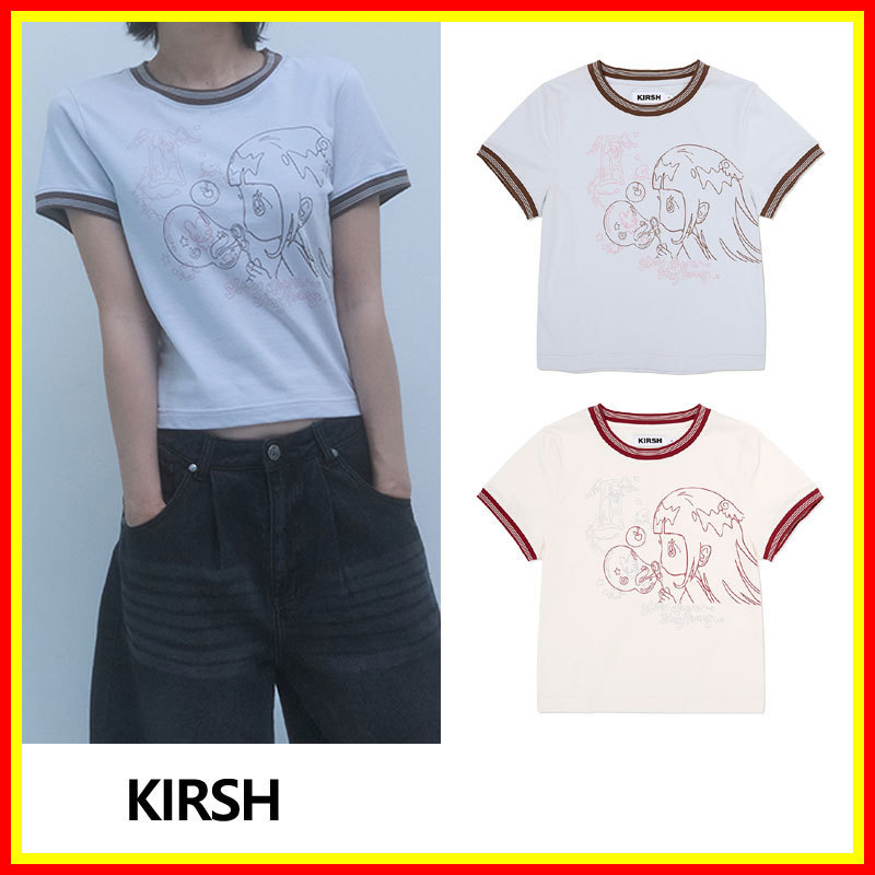[KIRSH] KIRSH X SUNONEBIRD RINGER T-SHIRT /追跡付