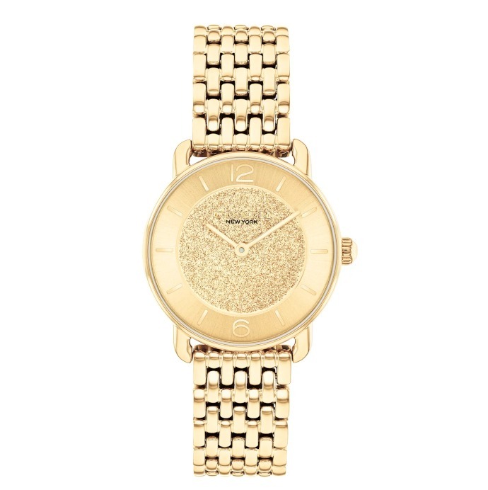 【COACH】Women's Gold Elliot Stainless Steel Watch 28mm