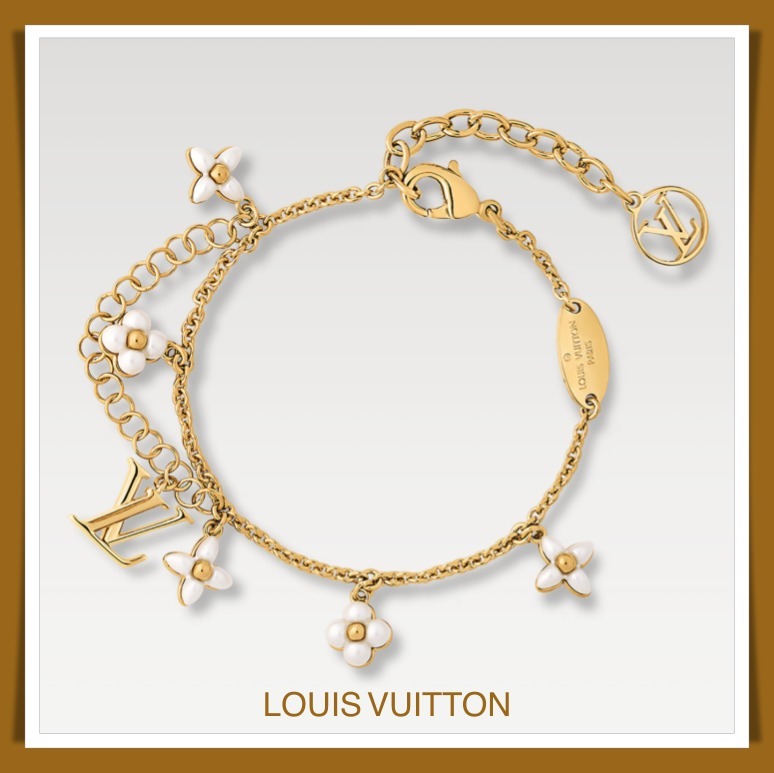 【Louis Vuitton】個性が薫る☆LV フローラグラム ブレスレット