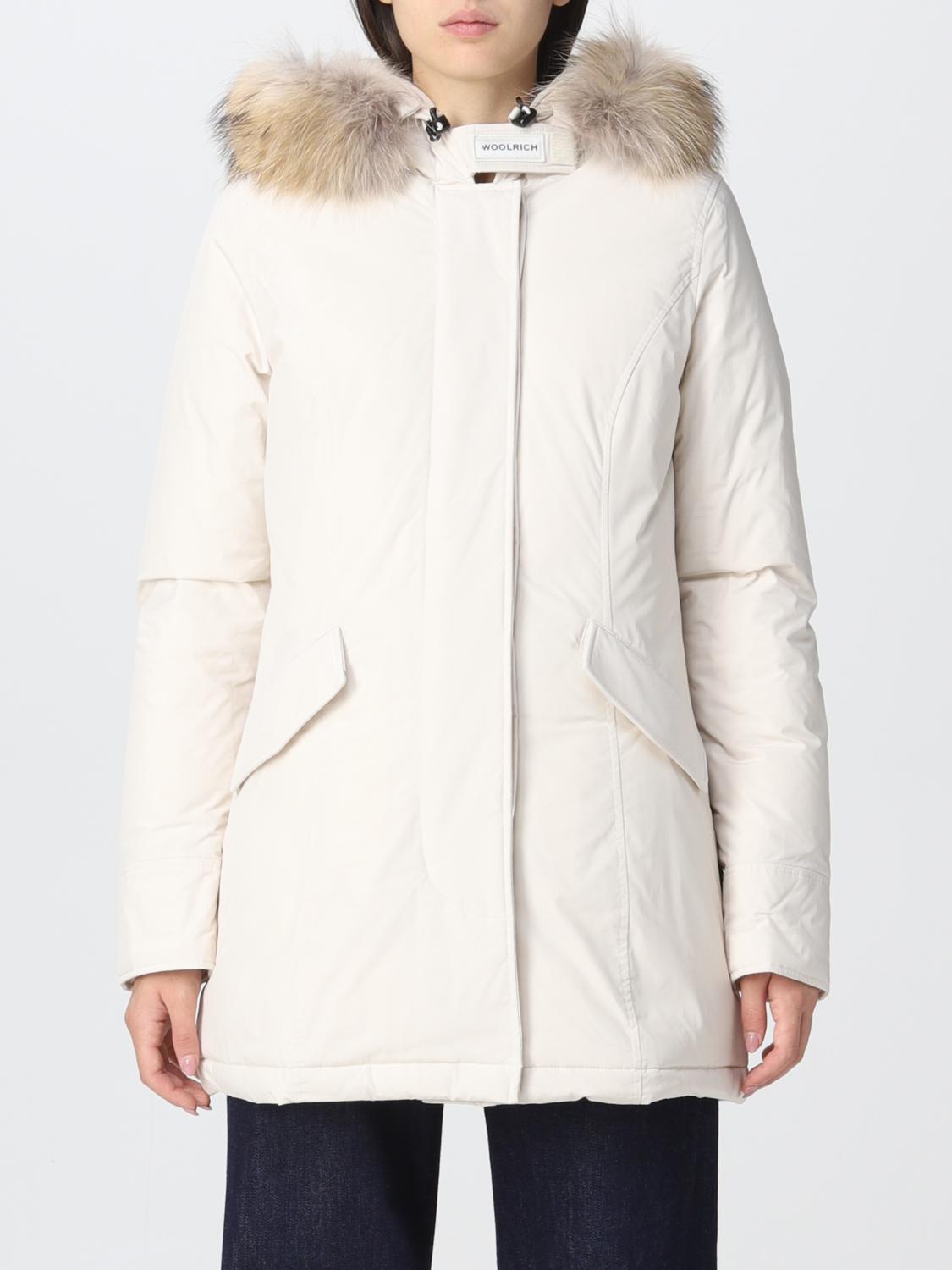 ジャケット WOOLRICH Woman Jacket Cream CFWWOU0652FRUT3128 8743
