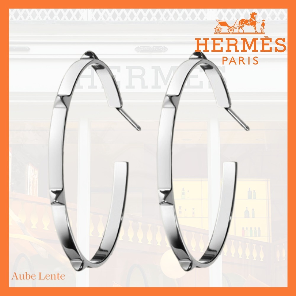 華奢エレガンス♡【HERMES】Cloud’H ピアス（片耳OK）