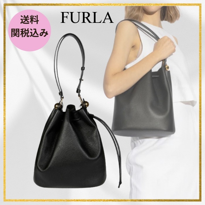 送料・関税込み【FURLA】フルラ スフェラ バケットバッグ