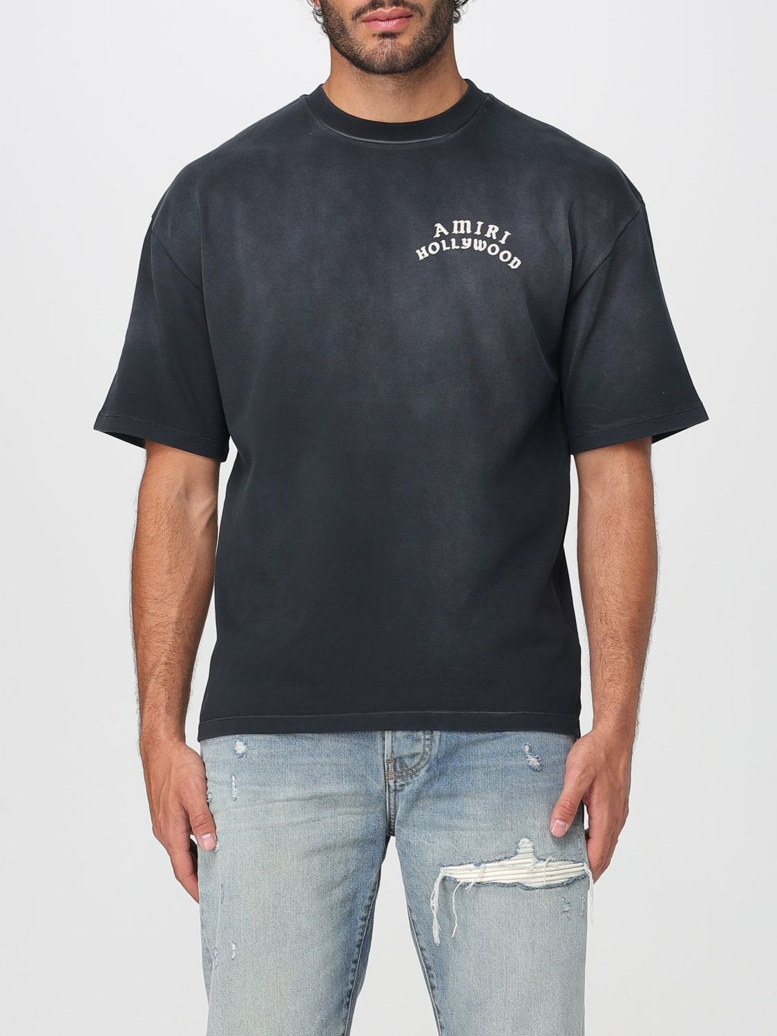 Tシャツ・カットソー AMIRI Men T-shirt Black AMJYTE1204 001