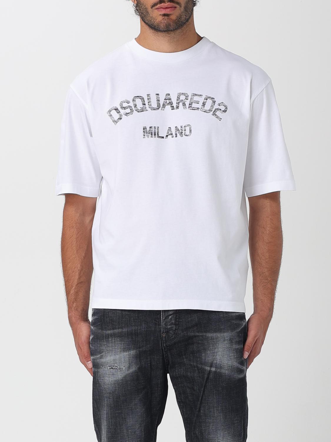Tシャツ・カットソー DSQUARED2 Men T-shirt White S74GD1476D20020 961