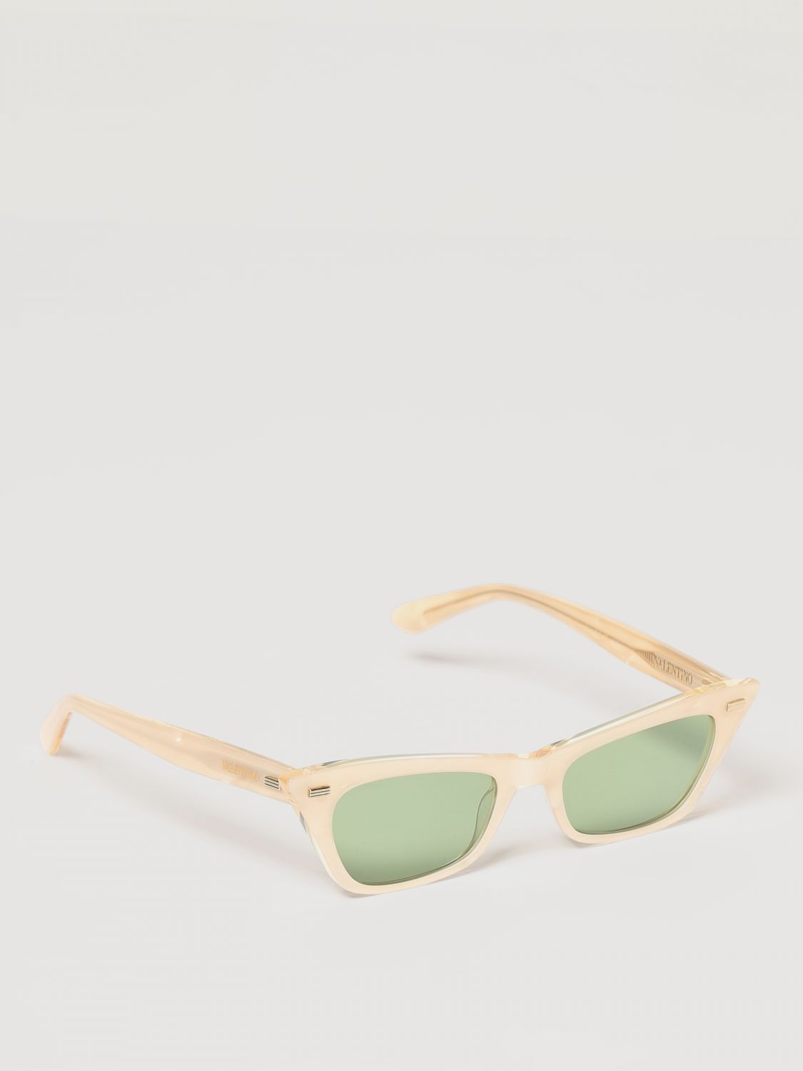 サングラス VALENTINO Woman Sunglasses Ivory VLS-176A BLK-GLD