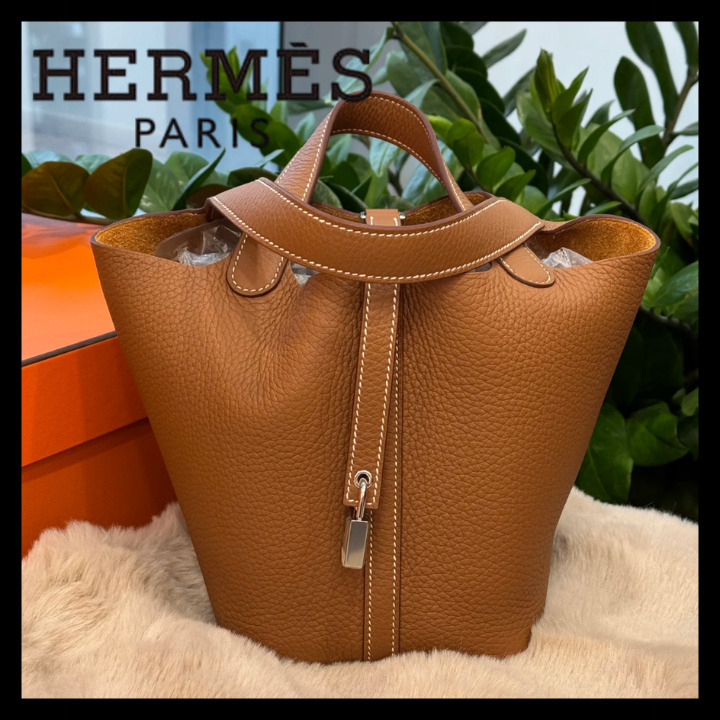 《希少★ゴールド×シルバー金具》HERMES ピコタンロック 18