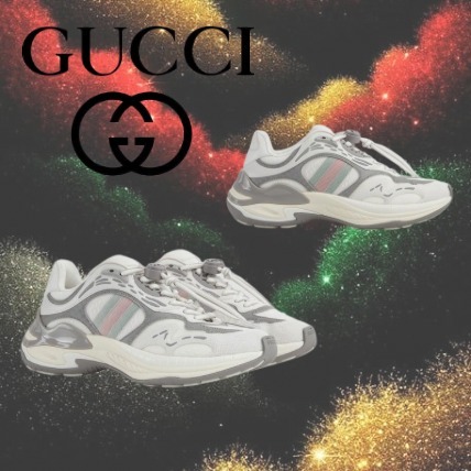 【GUCCI】グッチ ウィメンズ スニーカー トレイナー メッシュ