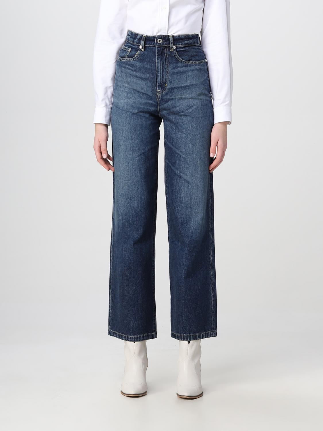 デニム・ジーパン KENZO Woman Jeans Blue FD52DP2126B2 DD