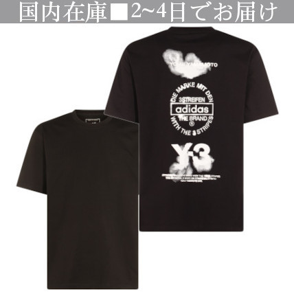 送料関税込■Y-3 グラフィック ショート スリーブ Tシャツ■