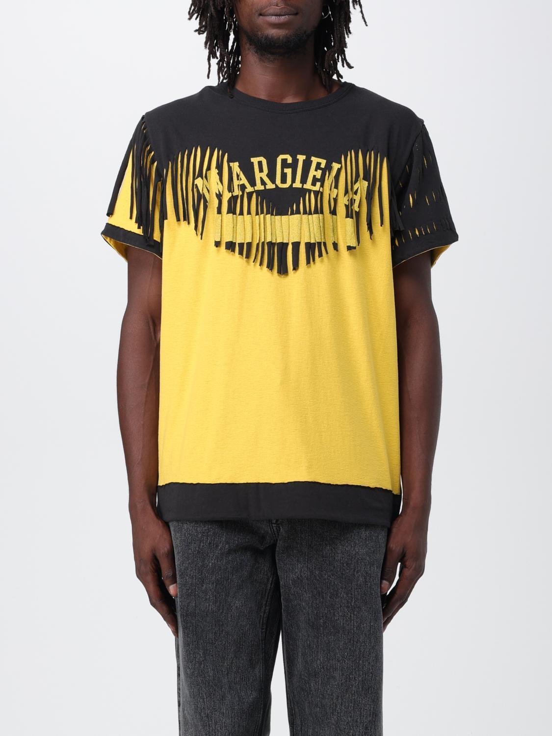 Tシャツ・カットソー MAISON MARGIELA Men T-shirt Yellow S67GC0030S24607 855