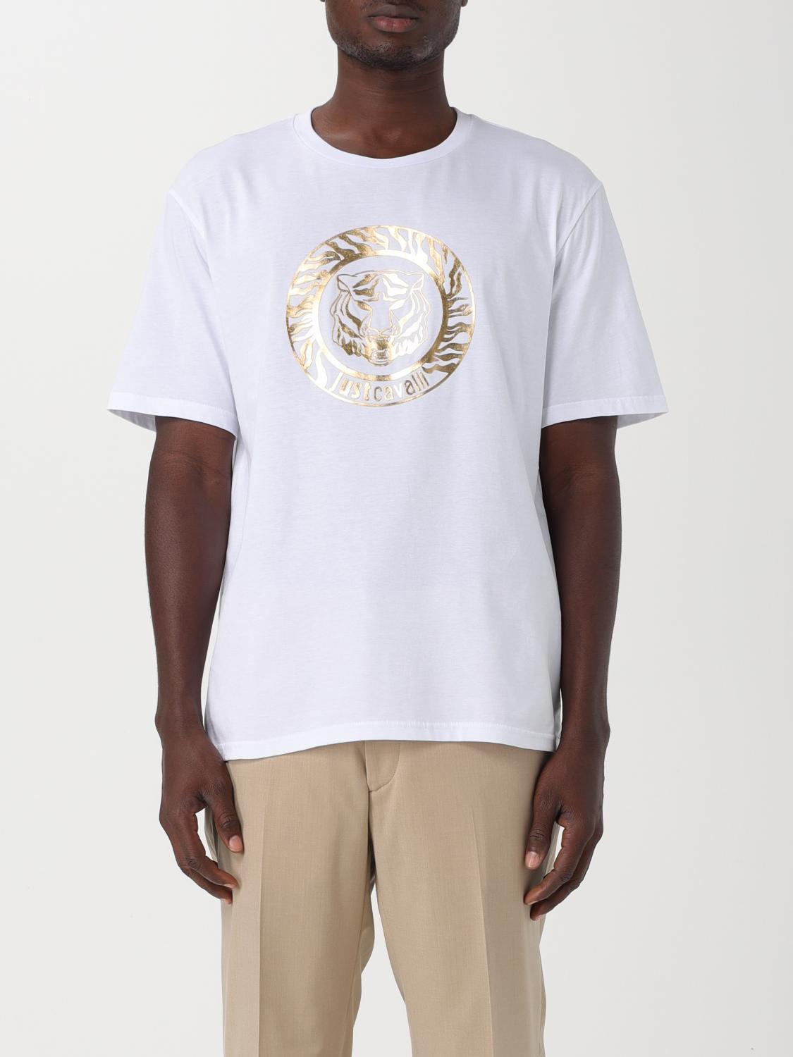 Tシャツ・カットソー JUST CAVALLI Men T-shirt White 75OAHT01CJ500 G03