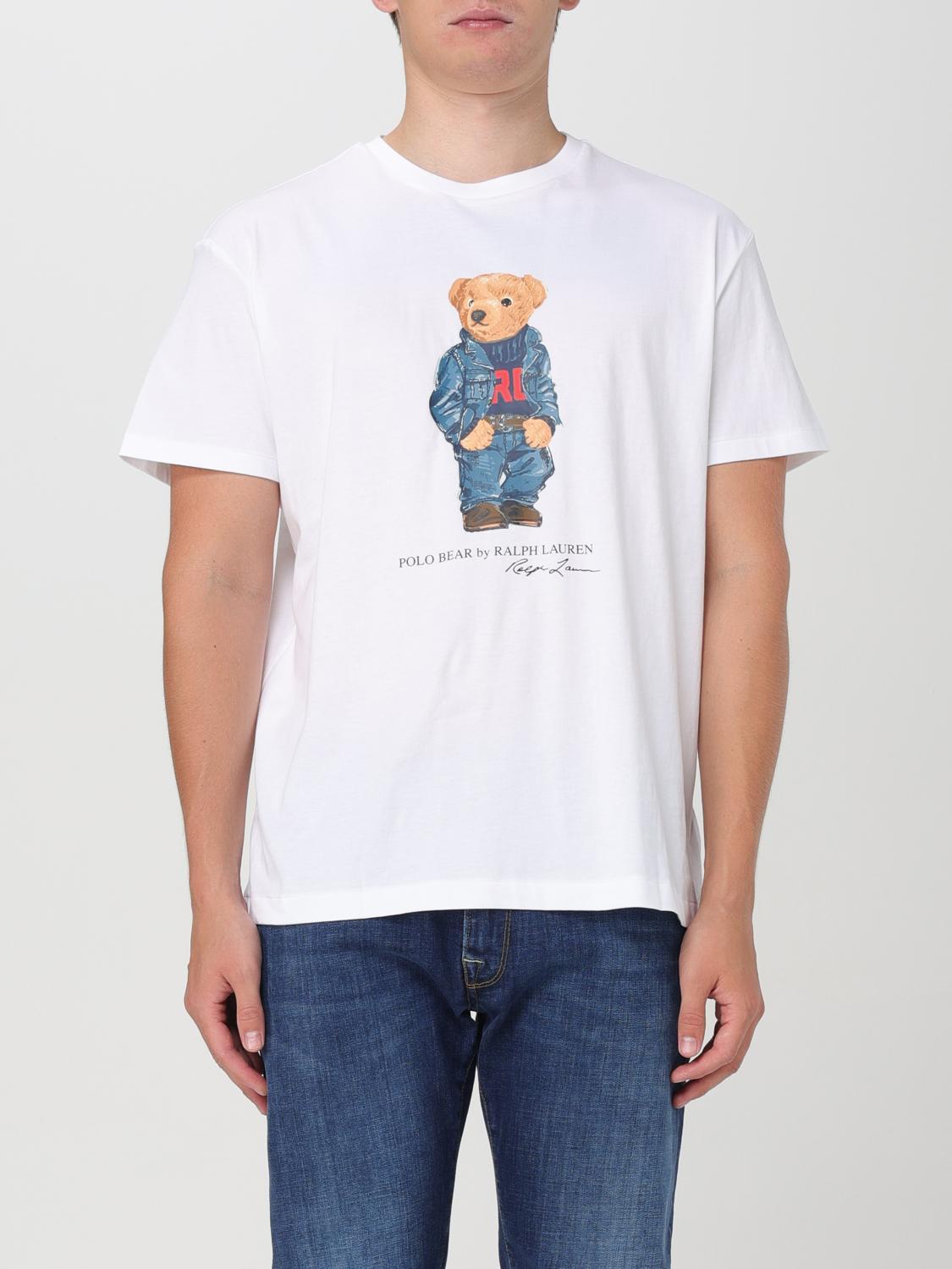 Tシャツ・カットソー POLO RALPH LAUREN Men T-shirt White 710854497 038