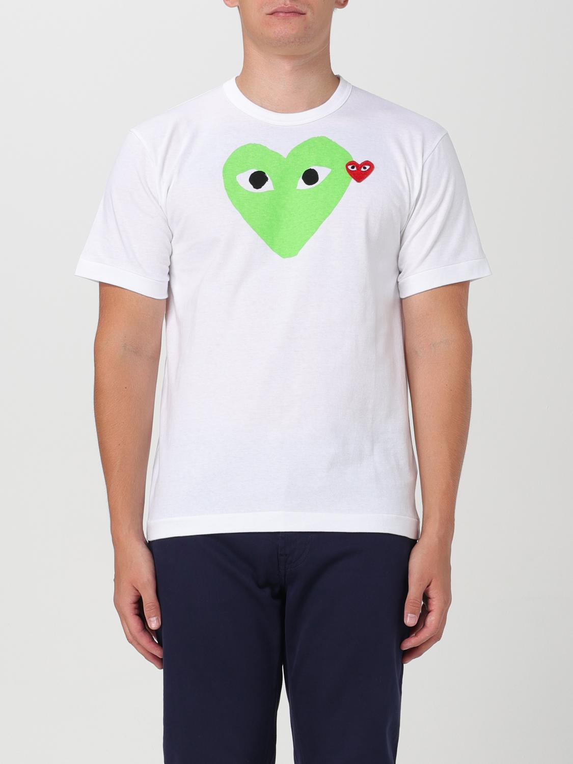 Tシャツ・カットソー COMME DES GARCONS Men T-shirt Green AXT106 3