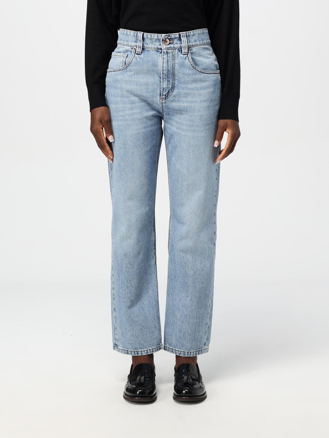 デニム・ジーパン BRUNELLO CUCINELLI Woman Jeans Denim MA095P5948 C8926