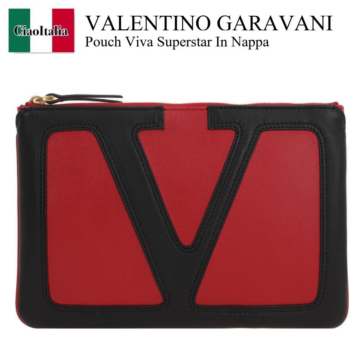 ポーチ Valentino Garavani Pouch Viva Superstar In Nappa