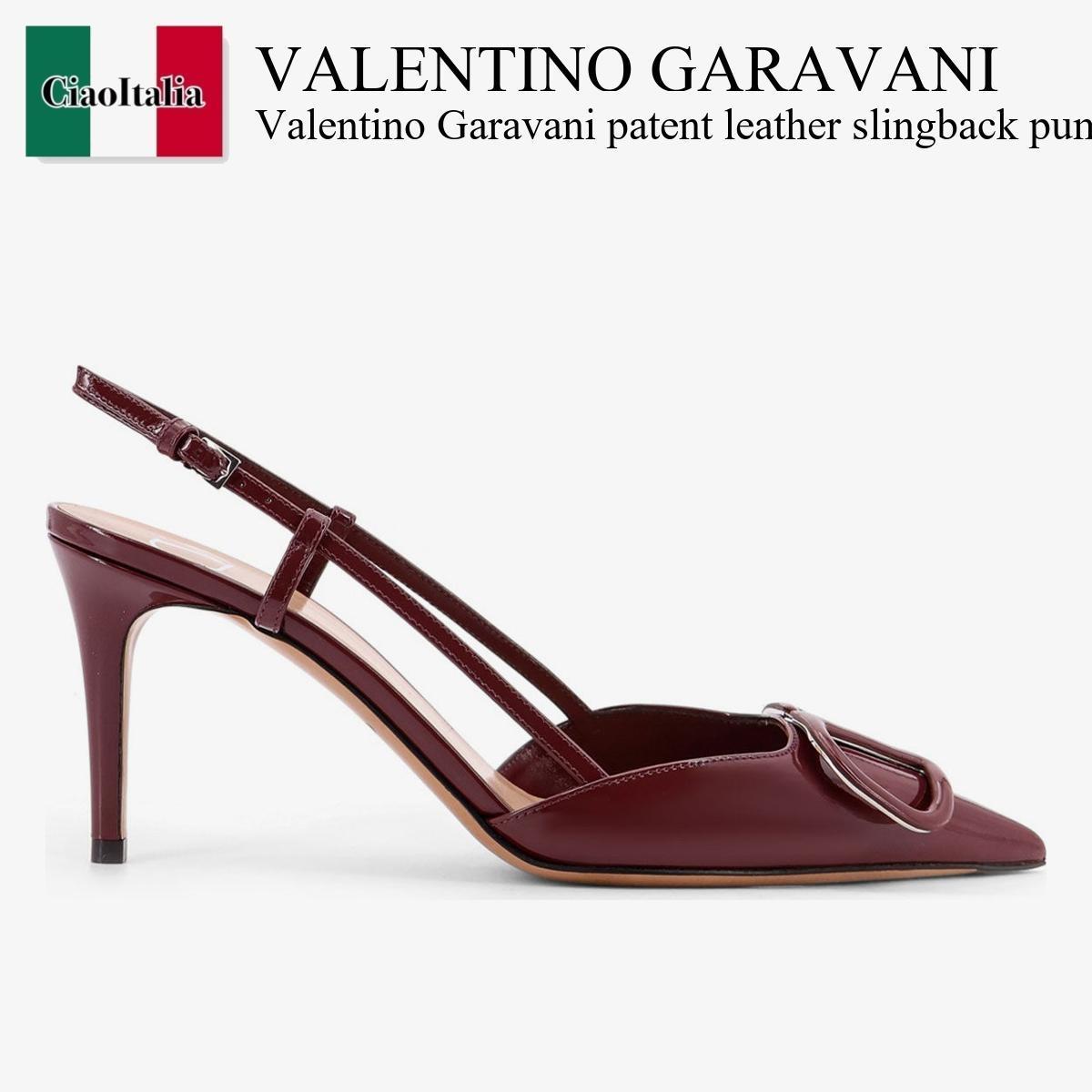 パンプス Valentino Garavani Patent Leather Slingback Pumps