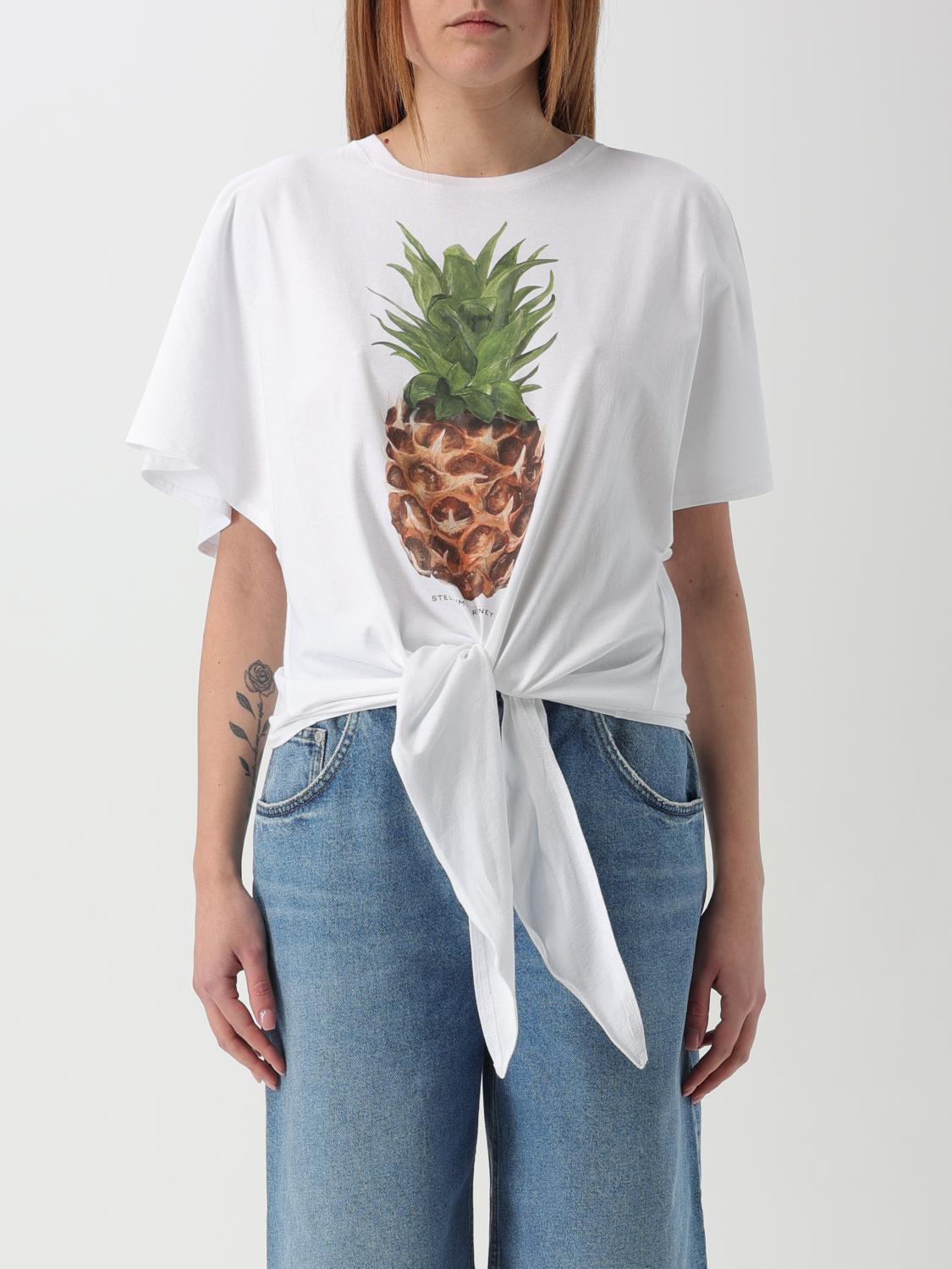 Tシャツ・カットソー STELLA MCCARTNEY Woman T-Shirt White 6J03543SPZ77 9000