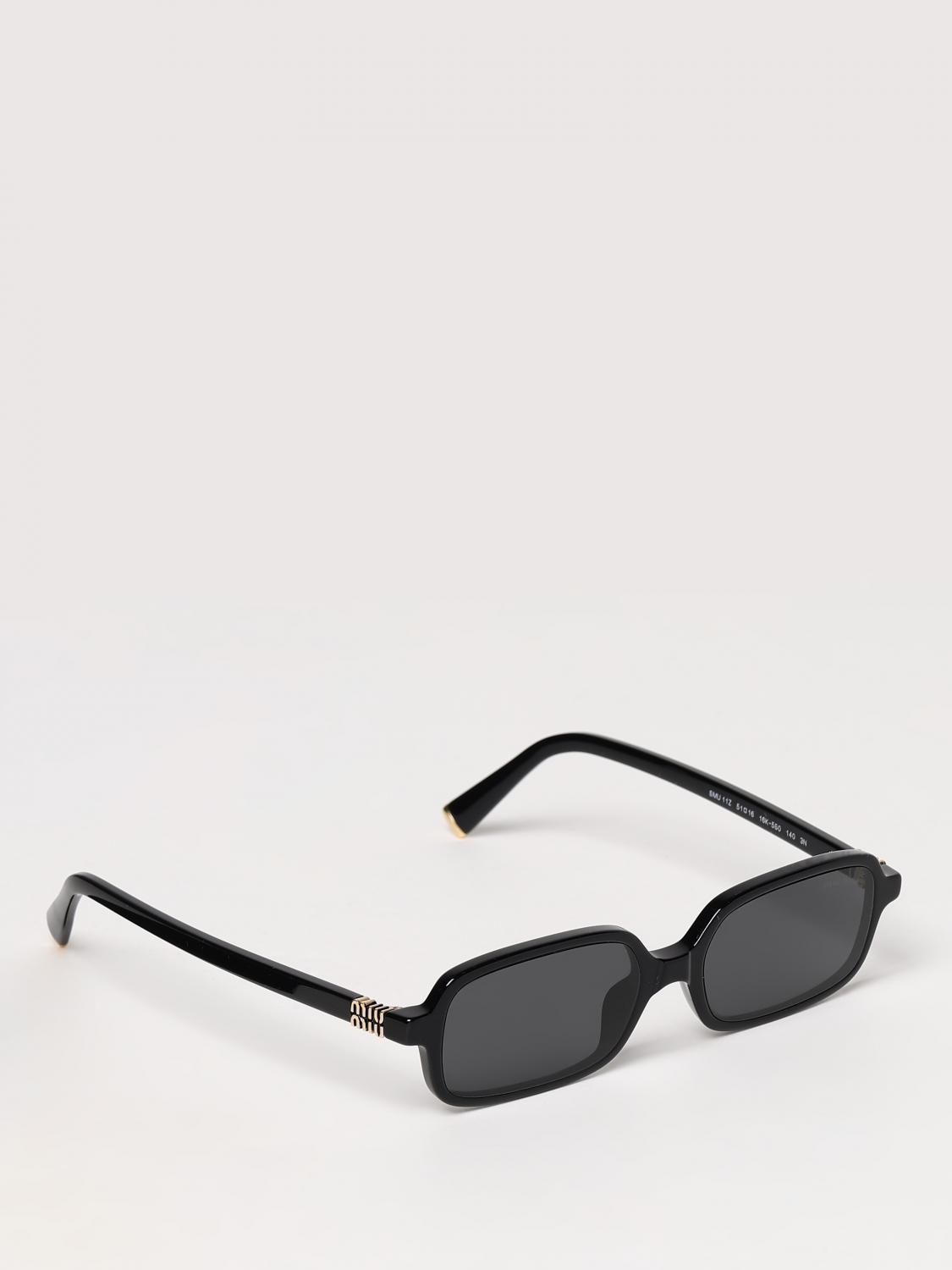 サングラス MIU MIU Woman Sunglasses Black 11ZS 16K5S0