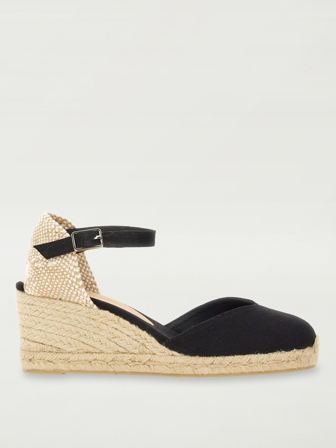 フラットシューズ CASTANER Woman Espadrilles Black CHIARITA6 001