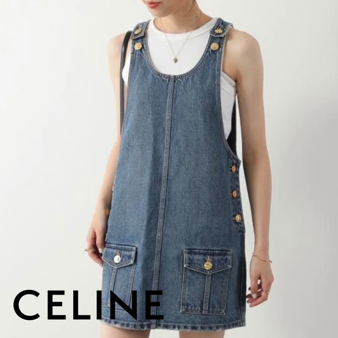 ★CELINE[セリーヌ] ワンピース ダンガリー ミニドレス★