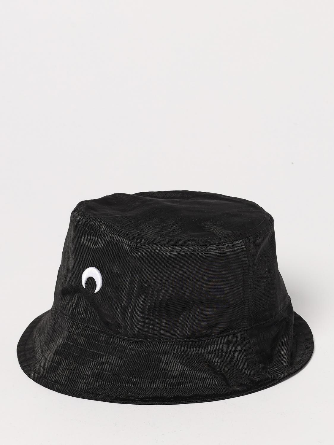 ハット MARINE SERRE Woman Hat Black UHG030ACWOV0030 BK99